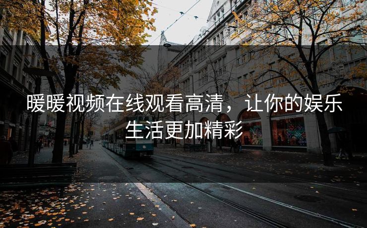 暖暖视频在线观看高清，让你的娱乐生活更加精彩