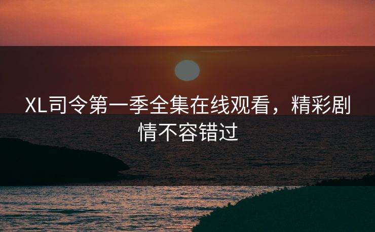 XL司令第一季全集在线观看，精彩剧情不容错过